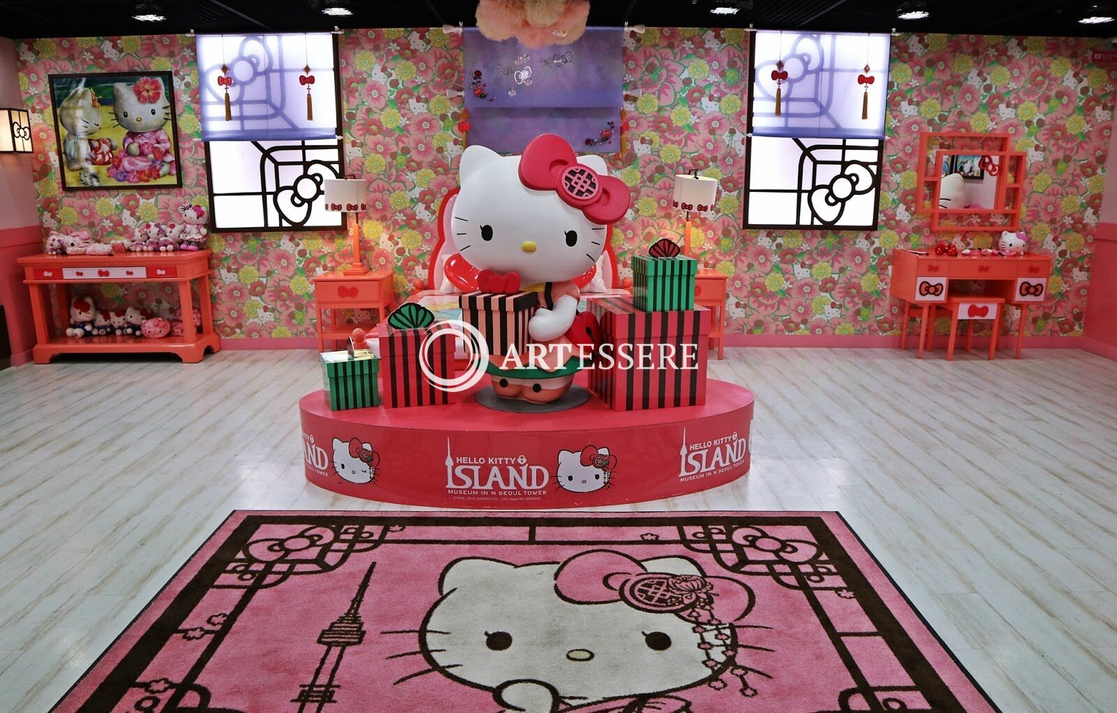 Hello Kitty Island in N Seoul Tower