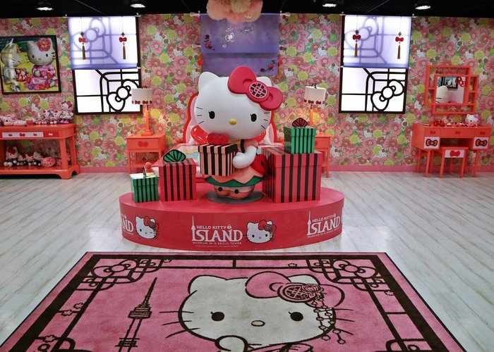 Hello Kitty Island in N Seoul Tower