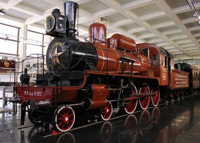 The Museum-pavilion «Lenin′s Funeral Train»