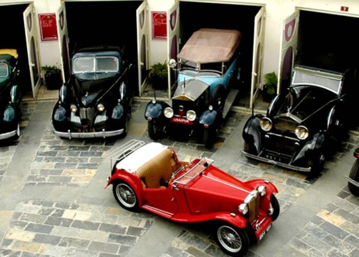 Vintage Collection of Classic Cars Museum
