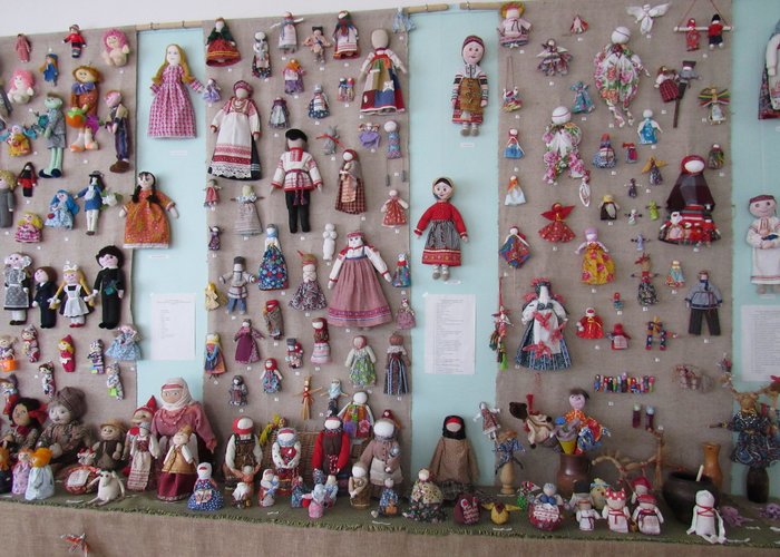 The Museum handmade doll «Zabava»