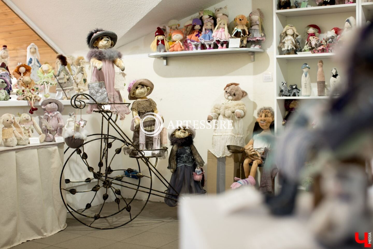 Art-Gallery of original  dolls and Teddy-bears «Plushkina and Daughter»