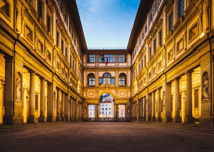 The Uffizi gallery