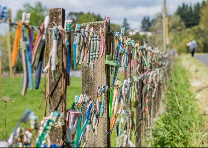 The Toothbrush Fence